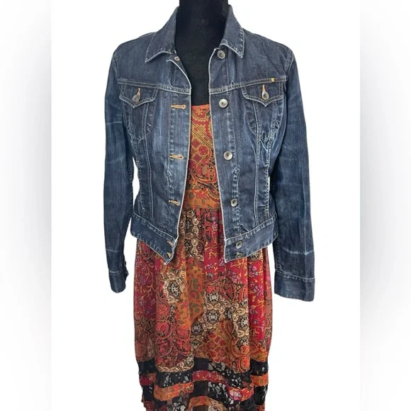 LUCKY BRAND Cotton Denim Trucker Jacket - Picture 13 of 15